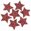 Floristik24 Glitterstjerner til drys af koraller 2,5 cm 48stk