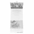 Floristik24 Kuponkort rose lilla + kuvert 1 stk