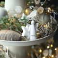 Englevedhæng dekorativ figur til ophængning på juletræ 8 cm 4 stk. | Floristik24.dk