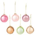 Floristik24 Juletræspynt macaron vedhæng 6 cm