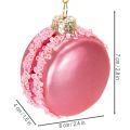 Juletræspynt macaron vedhæng 6 cm | Floristik24.dk