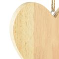 Floristik24 Træhjerter til ophæng Dekorative hjerter til kunsthåndværk 15x15cm 4stk
