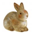 Floristik24 Keramisk kanin naturlig 7cm x 8cm 6stk