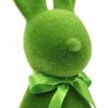 Floristik24 Bunny flocked grøn H49cm