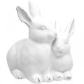 Floristik24 Mor kanin med barn vintage look keramik hvid 15,5×15×18cm