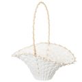 Floristik24 Bryllupsblomsterpigekurv 24 cm x 17 cm