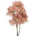 Floristik24 Hyldebær kunstig pink blomstgren 52cm 4 stk