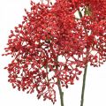 Floristik24 Ældre røde kunstige blomster til efterårsbuket 52cm 6stk