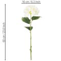 Kunstig hortensia med lang stilk, kunstig blomst, 60 cm | Floristik24.dk