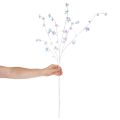 Kunstig, delikat blomstrende gren med iriserende blomster, 98 cm | Floristik24.dk