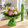 Manchetpapir til blomsterbuketter i mosaikdesign, 25 cm x 100 m | Floristik24.dk