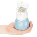 Kaptajnfigur, maritim dekoration med briller og hat, 16 cm | Floristik24.dk