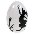 Floristik24 Keramisk æg med mønster 6,5 cm 4stk