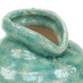 Floristik24 Keramik vase antik blå H9cm