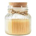 Floristik24 Stearinlys Citronella duftende stearinlys glas låg honning H11,5cm