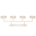 Floristik24 Moderne lysestage med fire lysestager, 47 cm