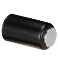 Rund magnetisk lysestage, mat sort, til 25 mm koniske lys, 4 stk. | Floristik24.dk