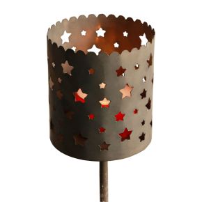 Lysestage til klæbning af adventskrans Ø6,5cm H14cm 4 stk | Floristik24.dk