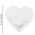 Konfetti hjerte 5 cm 24 stk. | Floristik24.dk