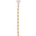 Gavebånd, tofarvet snor, 3 mm, 20 m | Floristik24.dk