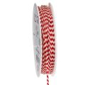 Floristik24 Zigzag-mønster snor på rulle til hobbyarbejde og emballage, 3 mm diameter, 20 m lang
