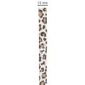 Gavebånd leopardprint til kreativ dekoration, krøllebånd 10mm 100m | Floristik24.dk