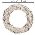Kransgrene dørkrans stor dekoration 40 cm | Floristik24.dk