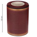 Kransbånd Bordeaux Moiré 125 mm dekorativt bånd | Floristik24.dk