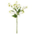 Kunstig Gloriosa-blomst, hvid