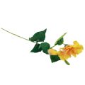Floristik24 Kunstige Blomster Hibiscus Gul 62cm