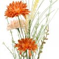 Floristik24 Kunstige engblomster Orange kunstige blomster ved Pick sommerdekorationen