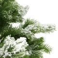 Floristik24 Kunstigt mini juletræ i en sæk Snowy Ø32cm H55cm
