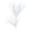Floristik24 Kunstig fyrregren dekorativ gren hvid glitter L80cm