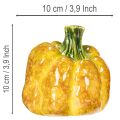Græskarfigur til efterårsborddekoration, efterårsdekoration, 10 cm, 2 stk. | Floristik24.dk