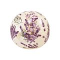 Floristik24 Keramisk kugle lille lavendel keramik dekoration lilla creme Ø9,5cm