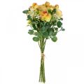 Floristik24 Kunstige blomster deco buket ranunculus kunstige gule 32cm