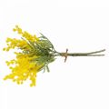 Floristik24 Kunstig plante, sølv akacie, deco mimosa gul, 39cm 3 stk