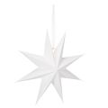 Floristik24 LED hængende stjerne med timer, varm hvid, udendørs, 38 cm