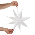 LED hængende stjerne med timer, varm hvid, udendørs, 38 cm | Floristik24.dk