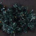 Julegirlande med glitter og 60 LED'er og timer, udendørs, 3 m | Floristik24.dk