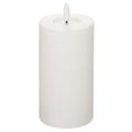 LED-søjlelys, flimrende, med timer, Ø7 cm, 16 cm | Floristik24.dk