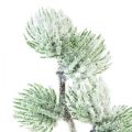 Floristik24 Kunstig lærkegren grøn dekorativ gren sneklædt L25cm