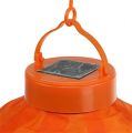 Lampion LED med solcelle 20cm orange | Floristik24.dk