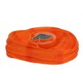 Lampion LED med solcelle 20cm orange | Floristik24.dk