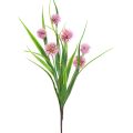 Floristik24 Kunstige blomster kugleblomst allium prydløg kunstig pink 45cm