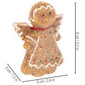 Kunstig honningkagemand dekorativ figur, 8 cm, 3 stk. | Floristik24.dk