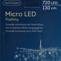 Floristik24 Lyskaskade Micro-LED kølig hvid 720 H130cm