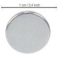 Rund magnetisk skive til lysestager og metalbakker, 1 cm, 20 stk. | Floristik24.dk
