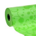 Floristik24 Manchetpapir grønt med mønster 25cm 100m
