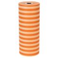 Manchetpapirrulle, orangestribet, 25 cm x 100 m | Floristik24.dk
